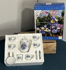 1991 Muffy Vanderbear Tea Set Mommy and Me Porcelain Toy Playset Bear