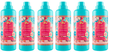 6x Tesori d'Oriente Ayurveda Weichspüler Konzentriert Amla-Öl Patchouli 750ml