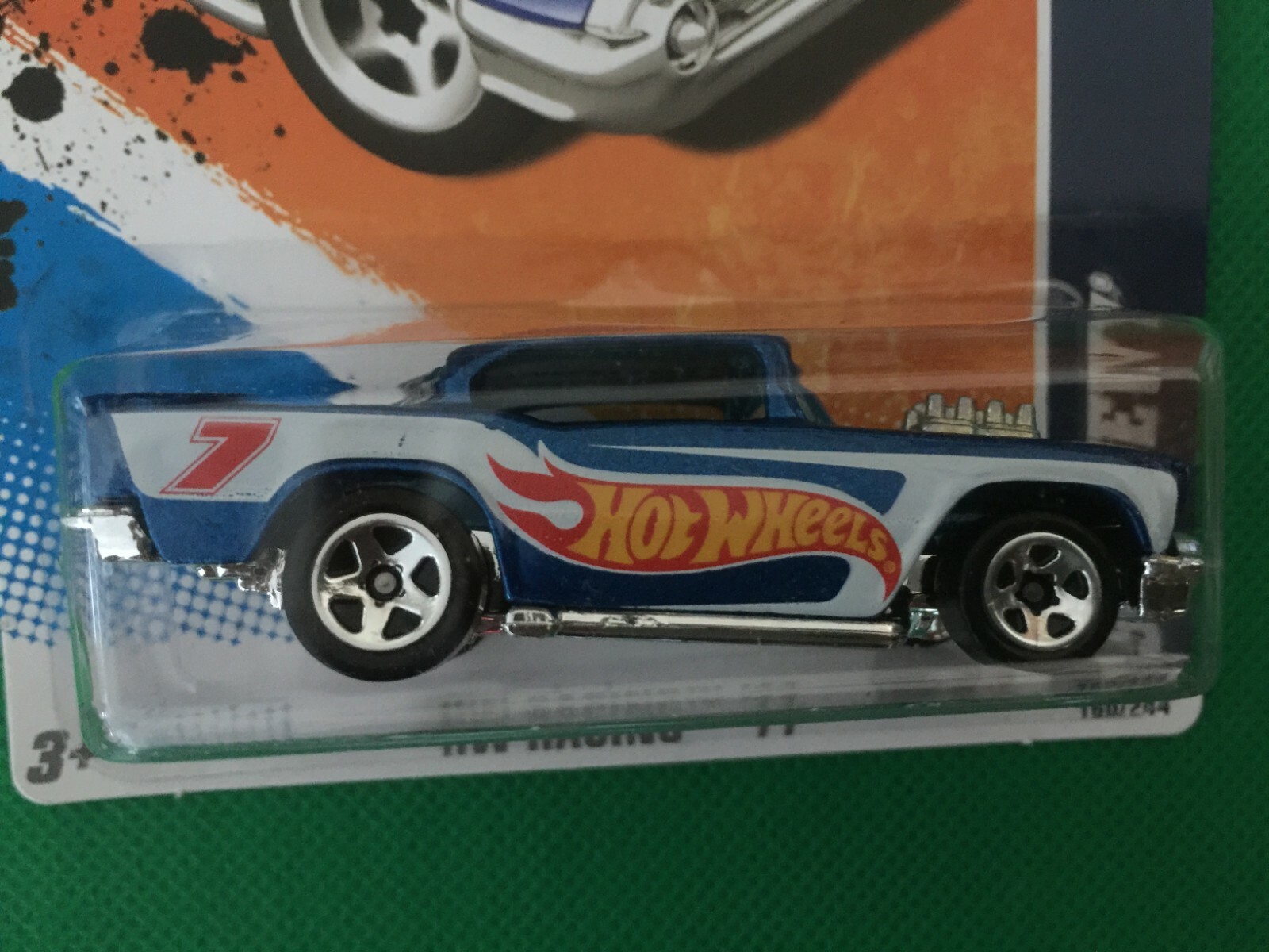 2011  Hot Wheels  '57 CHEVY   HW Racing #10    Card   B120