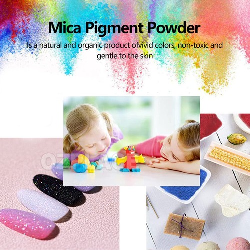 8-32x Pearl Resin Pigment Powder for Epoxy Floors Metallic Dye Ultra Mixed Color - Picture 4 of 13