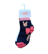 NWT NEW Gymboree Tiger socks 2 pairs cotton mix 2 3 yrs old girl tiger icon