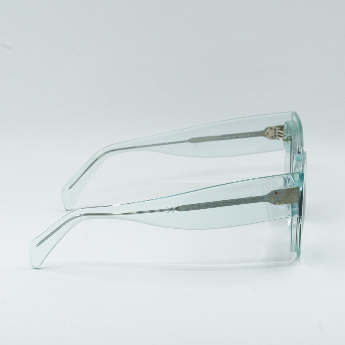 New CELINE CL40008I 86V Transparent Blue/Blue 48-26-150  display picture 1