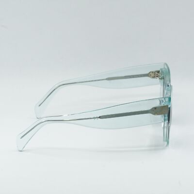 New CELINE CL40008I 86V Transparent Blue/Blue 48-26-150  display picture 2