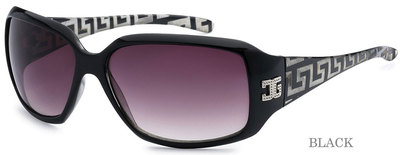 Fashion Womens Eyewear Sunglasses UV400 w/ Free Pouch - Black Frame