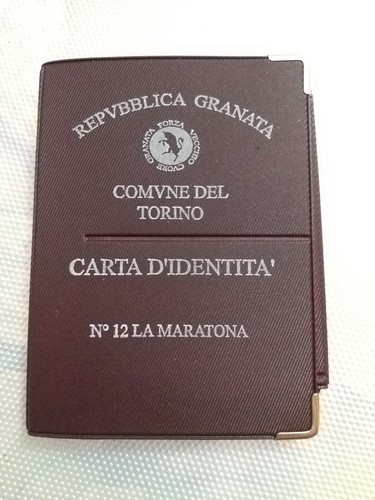 Tifoso Repubblica Granata Comune Del Torino Carta D'identità N°12 LA MARATONA - 第 1/3 張圖片