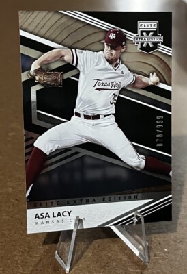 MLBカード　ASA LACY 99シリ Asa Lacy /999 Elite Extra Edition Prospect 2020 SP Kansas