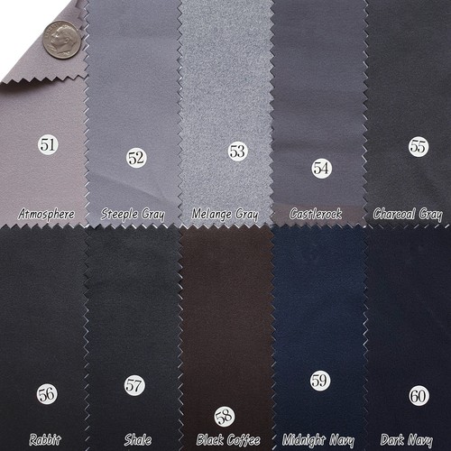 DOUBLE SIDE POLYESTER DUAL SKIN ULTRASUEDE DOESKIN CLOTHES JACKETS APPARELS 54'W - Picture 195 of 363