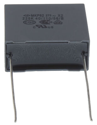 Condensateur MKP62 X2 2.2µF 275V - Film Polypropylène, Tolérance 20%