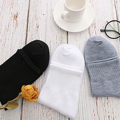 SET 12 ODER 24 PAAR BAUMWOLLSOCKEN ZWEI MODELLE HERREN UND DAMEN GR: 35/40-40/46