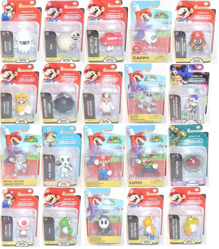 2.5" Super Mario Bros / World of Nintendo [MULTI-LISTING] Action Figures NEW Won