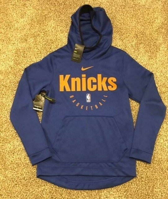 New York Knicks Nike Spotlight Performance Pullover Blue Hoodie Dri-Fit! S L XXL | eBay