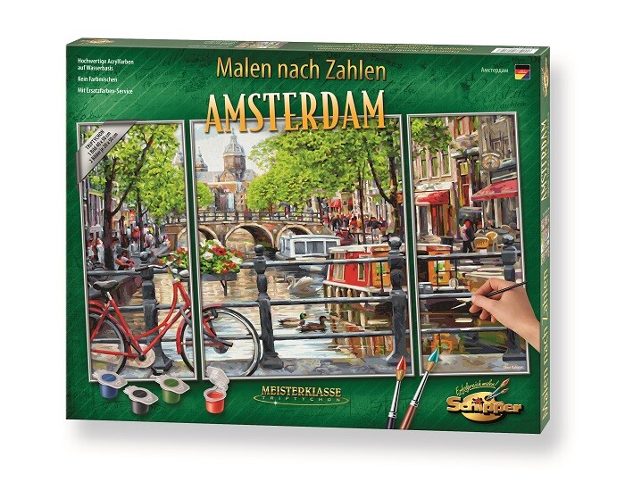 Schipper 609260812 - Painting by Numbers - Amsterdam (Triptych)