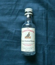 The Famous Grouse Finest Scotch Whisky Miniature EMPTY Glass Bottle