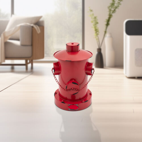 11.8*15.35In Garbage Can Fire Hydrant's Shape Waste Bin Retro Trash Can W/ Pedal