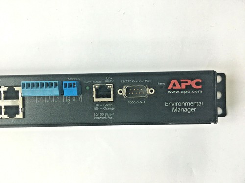 APC AP9340 Environmental Manager with L Brackets for Server Rack Cabinet - Picture 2 of 4
