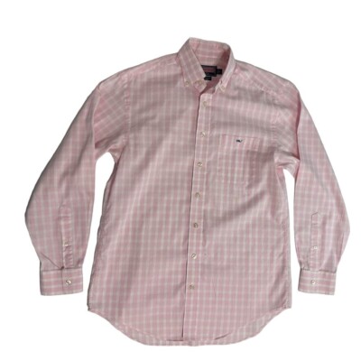VINEYARD VINES Button Up TUCKER Casual Dress Shirt Pink White Mens SMALL | eBay VINEYARD VINES Button Up TUCKER Casual Dress Shirt Pink White Mens SMALL | eBay