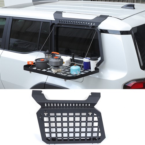 R+L Tailgate Foldable Storage Molle Shelf Racks For Toyota Prado LC250 2024+ - Picture 4 of 17