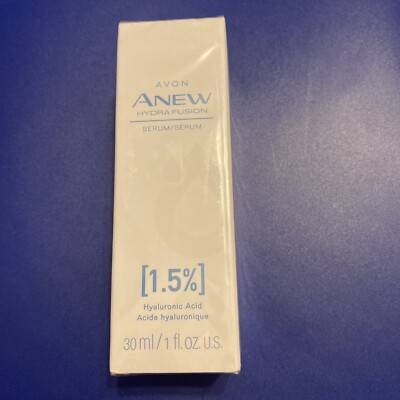 Avon Anew Hydra Fusion 1.5% Hyaluronic Acid Serum  New Sealed Box