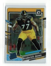 BRODERICK JONES #285 2023 PANINI OPTIC STEELERS ROOKIE RC