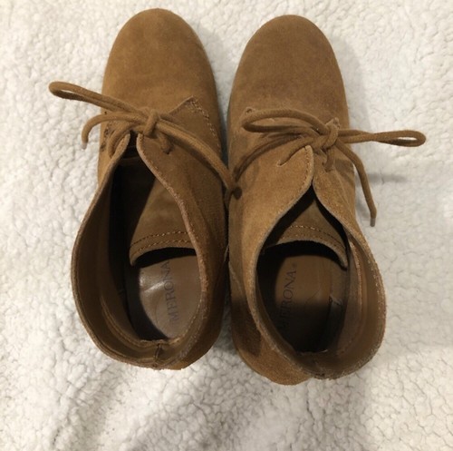 Suede Wedge Booties - Picture 6 of 6