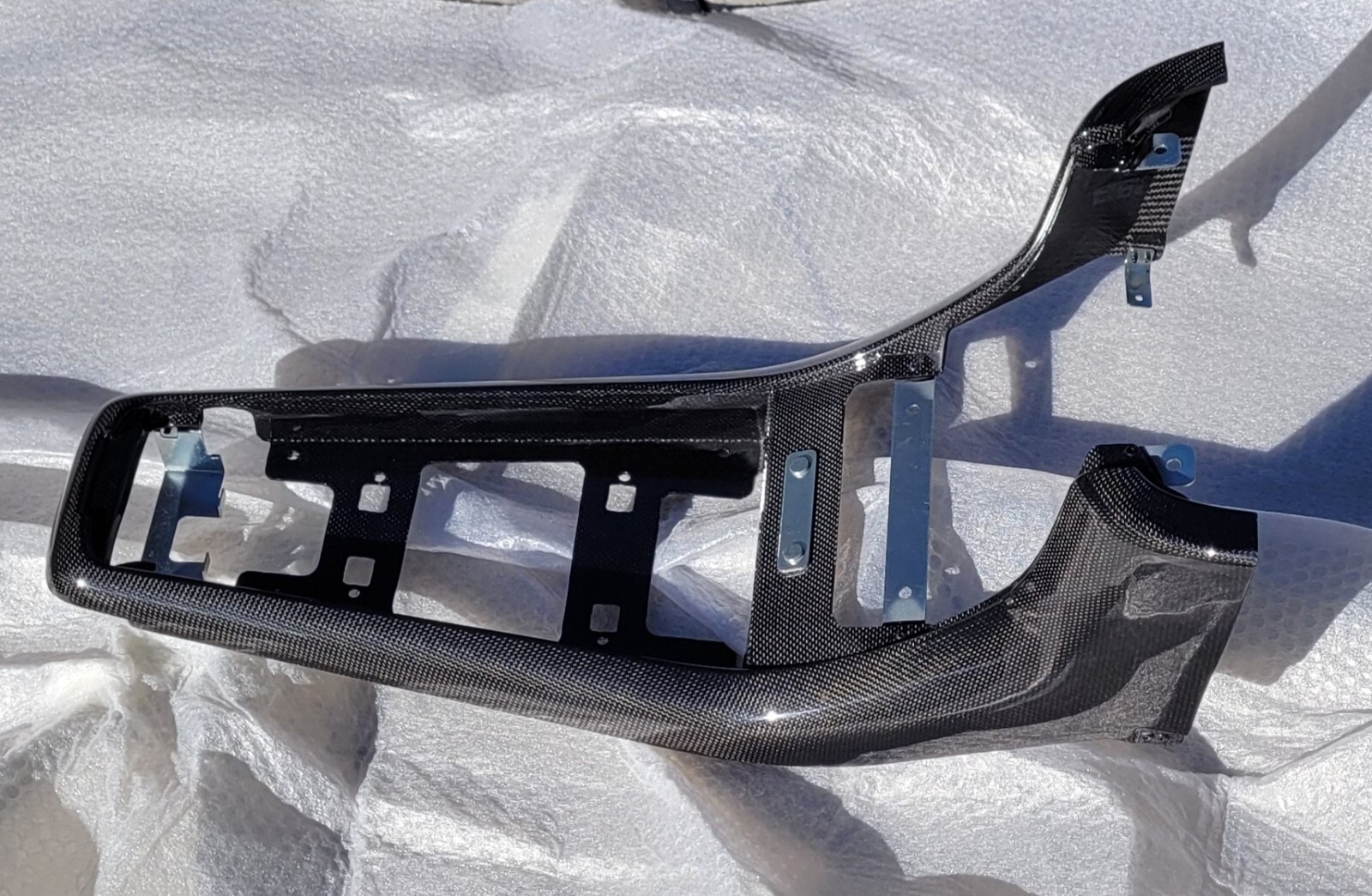 LAMBORGHINI MURCIELAGO INTERIOR CENTER CONSOLE TUNNEL ARM REST 410864205D Carbon