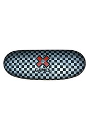 X Games Checkered Glass Case Sunglass Cases Black Red Clamshell Sunglasses