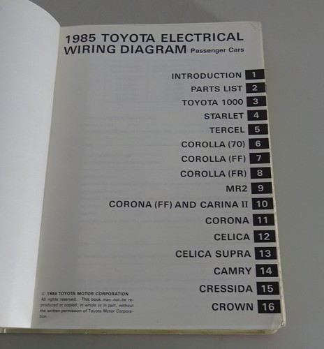 Manual De Taller Esquemas Eléctricos Toyota Celica & Supra, MR2, Crown 1985 - Imagen 2 de 5