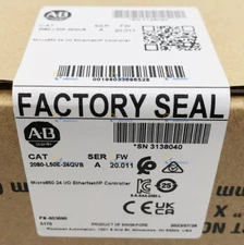 New Allen-Bradley 2080-L50E-24QVB Micro850 24 I/O EtherNet/IP Controller