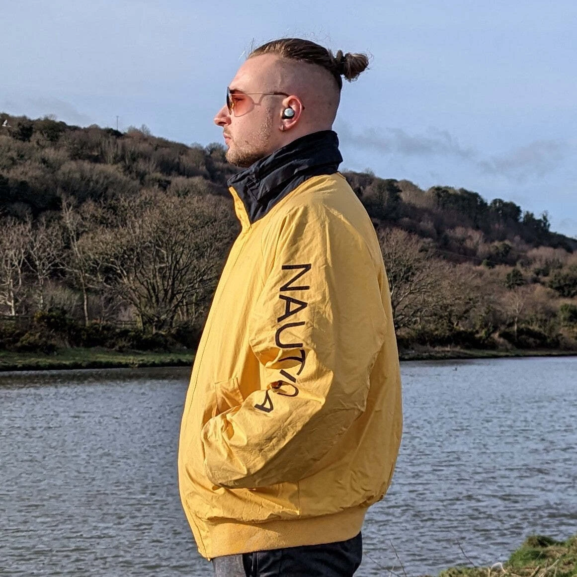 Vintage yellow best sale windbreaker