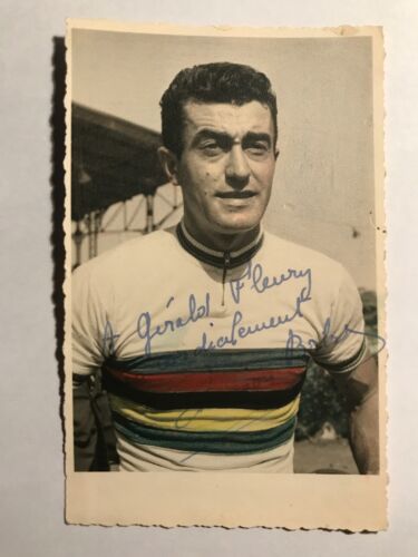 Autograf LOUISON BOBET (†1983)-Prawdziwe zdjęcie lata 60.-Tour de France/Giro d'Italia - Zdjęcie 1 z 3