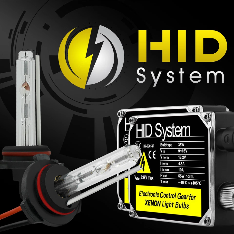 KIT de conversión de faros de xenón 35W HID bombilla lastre haz alto-bajo H1 H4 H13 9005 EE. UU. Foto 2 de 4