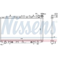 KüHler WasserküHler Passend FüR Nissan Primera P10 1.6 2.0 16V 2.0I W10 1.6I