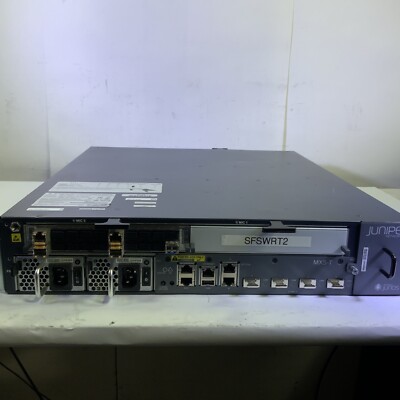 Juniper MX5-T Internet Router W/ Juniper MIC-3D-20GE-SFP & 2 PSU - JJ J1D