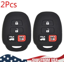 XUKEY For Toyota RAV4 Corolla Camry Yaris Car Silicone Key Case Cover Remote Fob