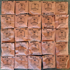 BULOVA WATCH CRYSTALS NOS - SUC BRAND many varieties RMU to RMY page 2 0f 2