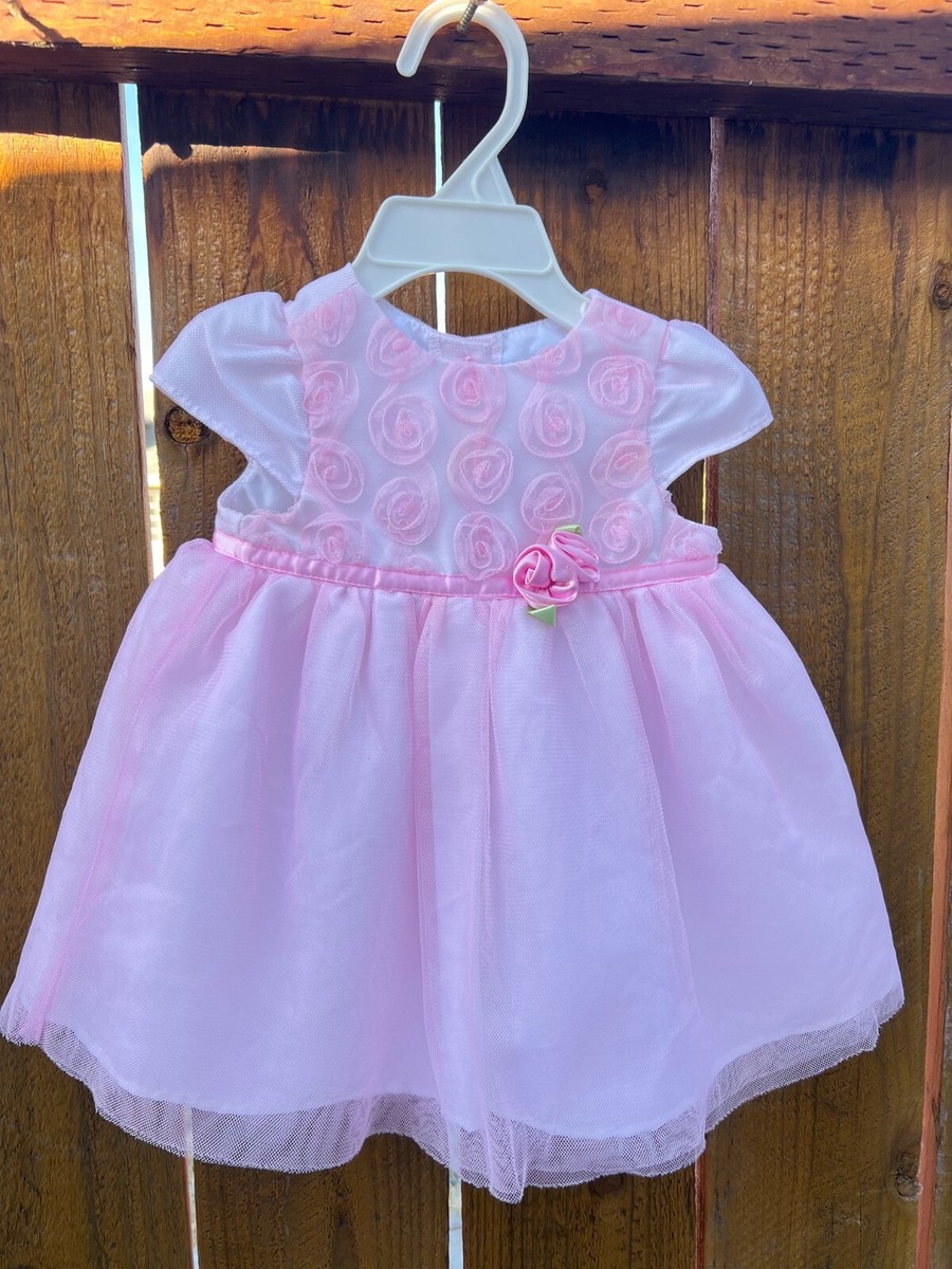 George 6-9m Baby Girls Dress Wedding Church Party Christmas Easter