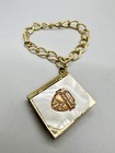 🔺Vintage 1974 Disneyland Souvenir Postcard Album Book Charm Mother of Pearl