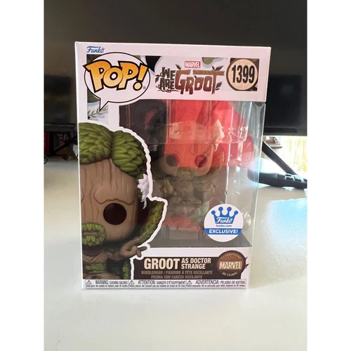 EXCLUSIVE Groot as Dr. Strange Marvel Funko Pop Bobblehead #1399 MCU Comic Movie