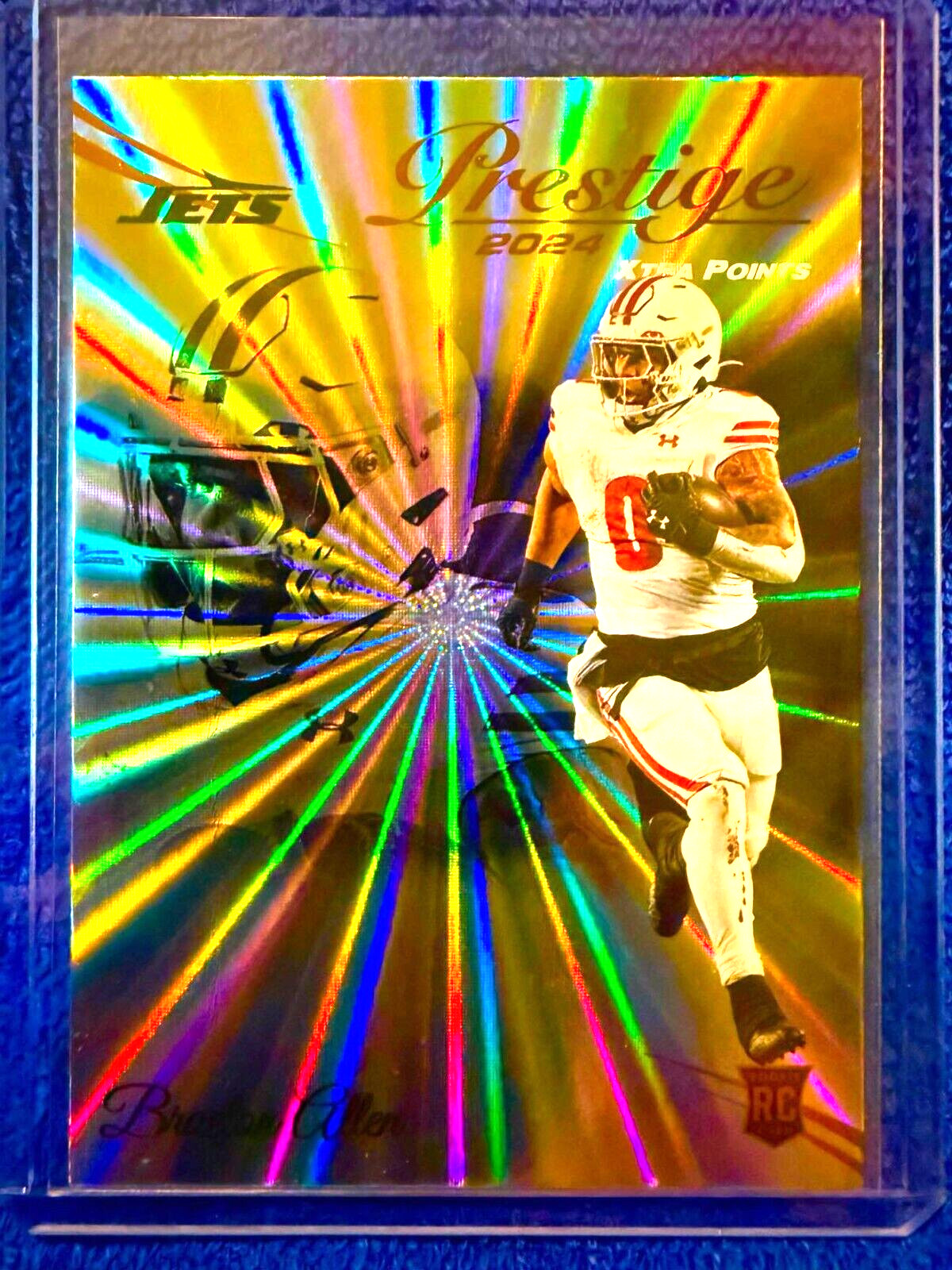 BRAELON ALLEN 2024 PANINI PRESTIGE JETS XTRA POINTS SUNBURST ROOKIE CARD RC 365