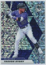 2021 Panini Mosaic Trevor Story Quick Pitch Silver Prizm Colorado Rockies #195
