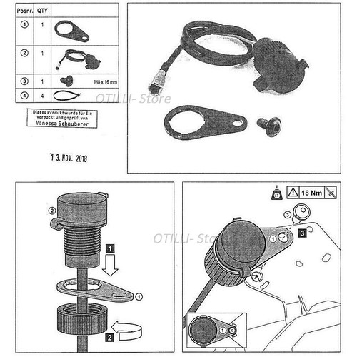 Geeignet für CB400X Motorrad 12V Dual USB Ladebuchse - 第 12/13 張圖片