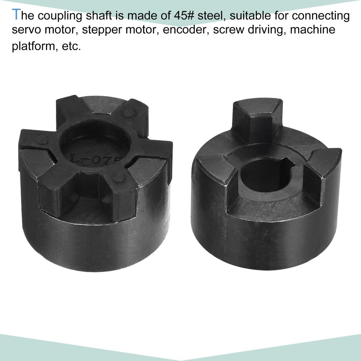 Shaft Joint 12mm To 12mm Flexible Jaw Coupling - Aluminum For Servo ...
