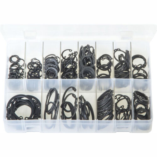 External Circlips Retaining Rings Sizes 7-50mm Carbon Spring Phosphate DIN471 - Picture 2 of 29