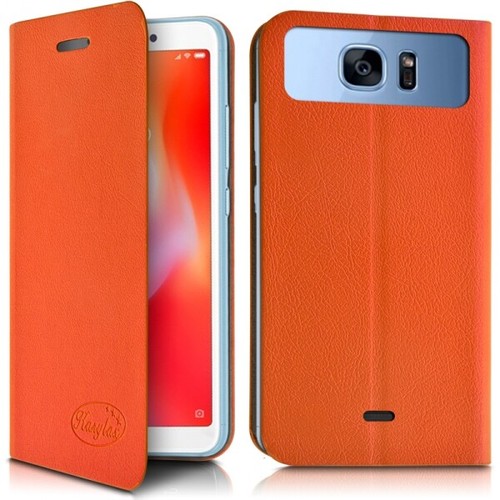 Etui à Rabat Couleur Orange économies (Ref.3-A) pour Smartphone SFR Startrail 8