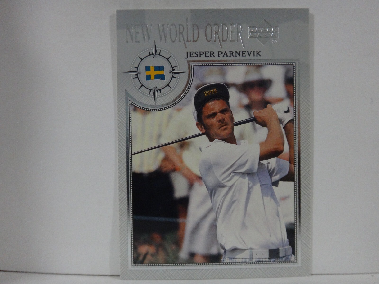 2002 Upper Deck Silver Golf Card #78 Jesper Parnevik NWO