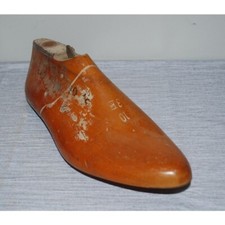 Vintage Wooden Shoe Form Cobbler Mens 10 EEE Wide Woodright C1963