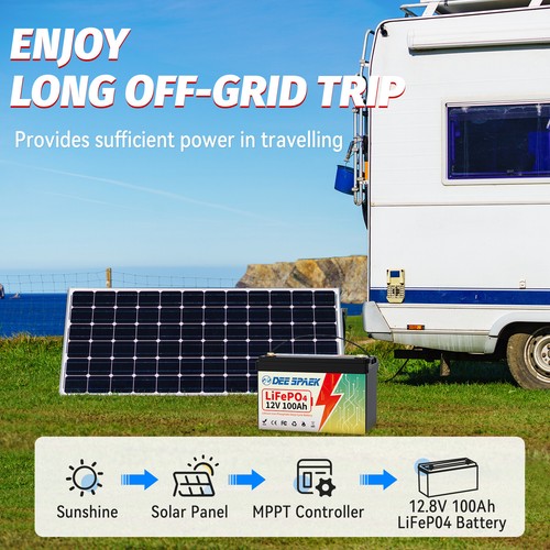 12/24V 36/48V 100Ah 200Ah 300Ah LiFePO4 Lithium Battery Bluetooth Solar Off-grid - Picture 20 of 84