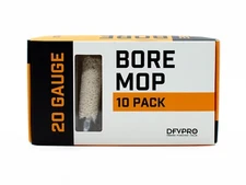 10 Pack of 20 Gauge Bore Mops for Gun Cleaning and Maintenance