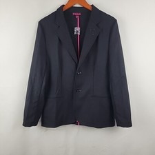 T-Mobile Employee Blazer Womens Medium Black Pink Uniform Jacket NWT