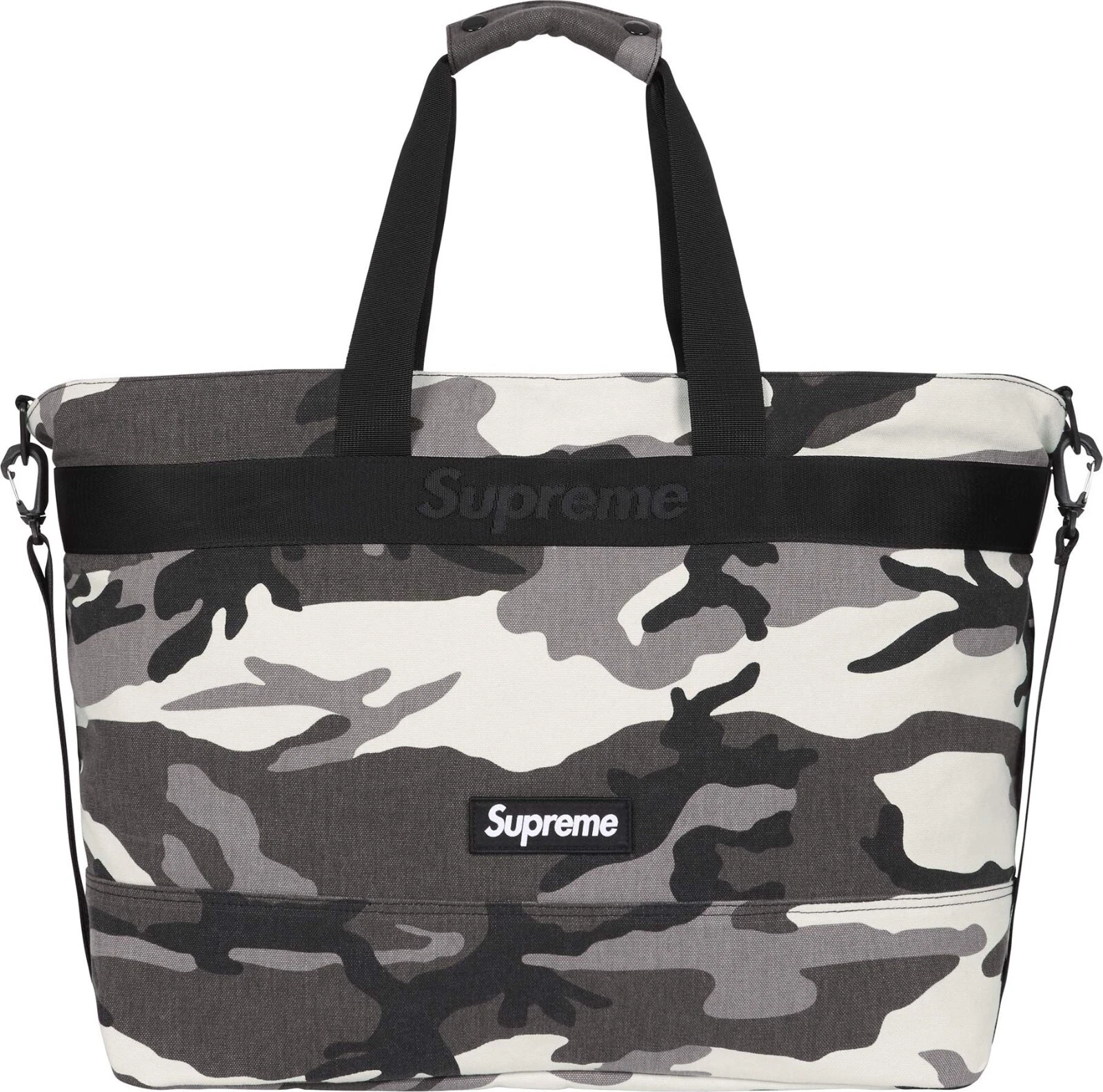 Sac fourre tout Supreme SS25 (camouflage neige)   PRÊT À EXPÉDIER